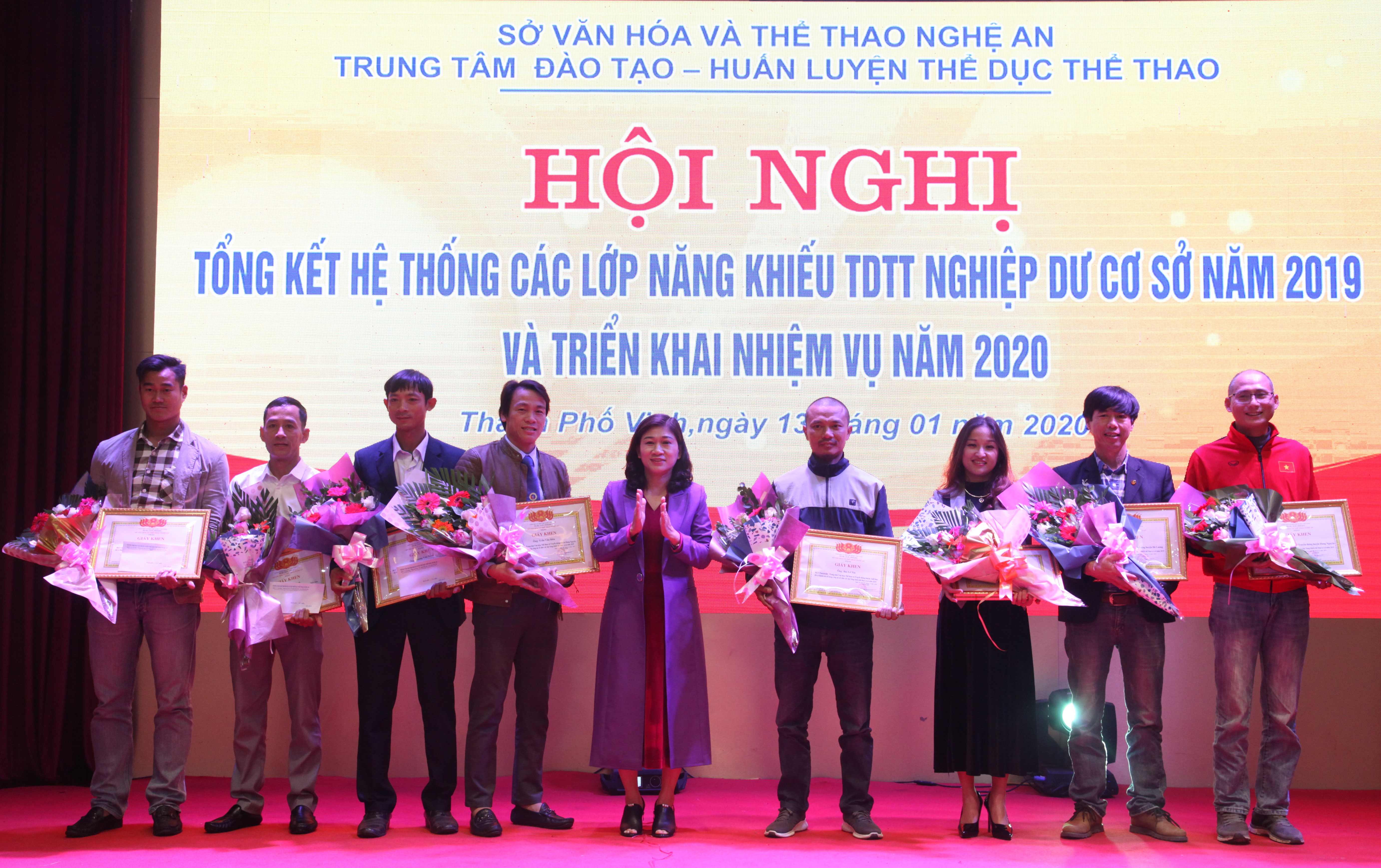 Nghệ An tổng kết hệ thống các lớp năng khiếu TDTT nghiệp dư cơ sở năm 2019